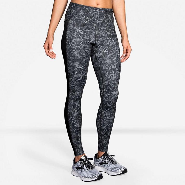 Brooks Greenlight Women's Running Leggings - Grey (65983-NPRO)